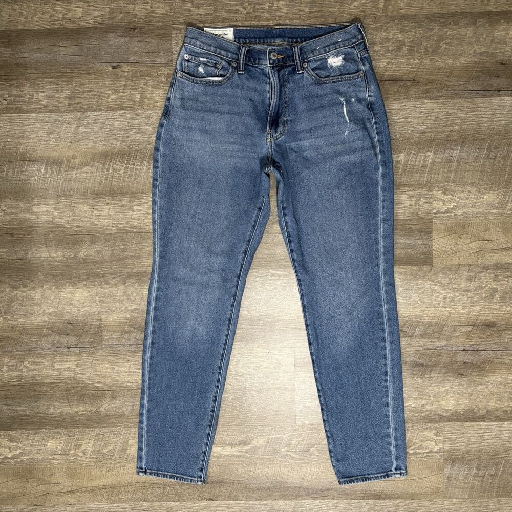 Abercrombie Fitch Jeans Men's 30x32 Athletic Slim Stretch Distressed Denim Y2K
